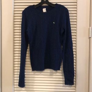 Ezra Fitch Navy Cashmere Sweater Size Large